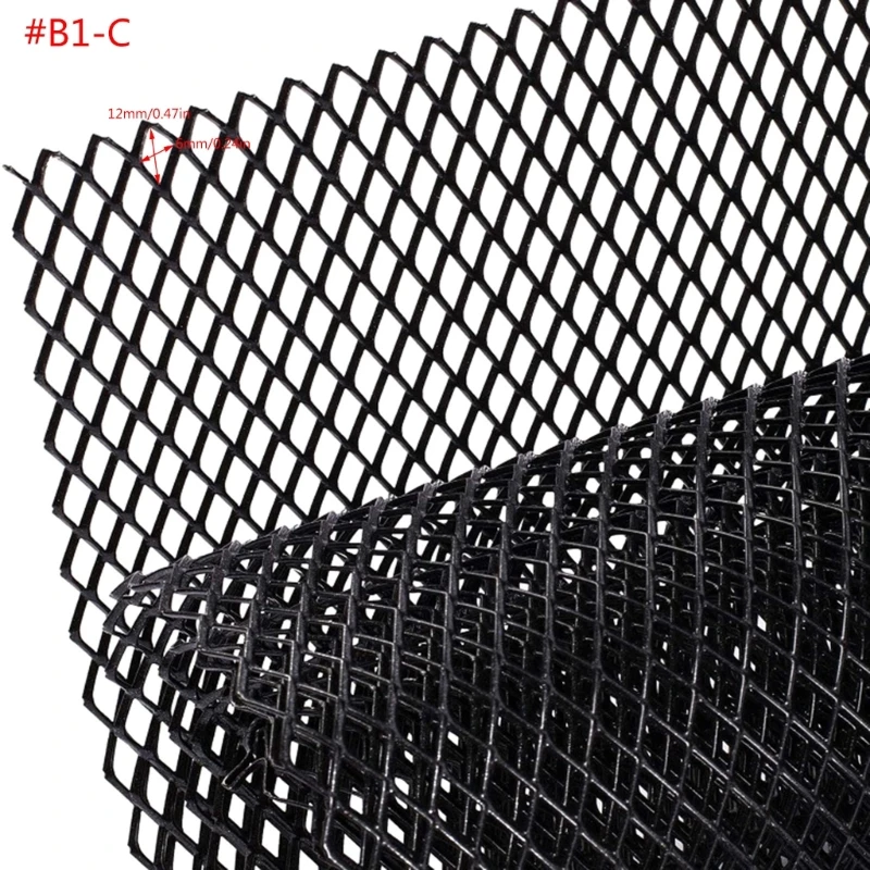 Grille Insert Bumpers Universal Front Grill Mesh Sheet Aluminum for Most Car Drop Shipping