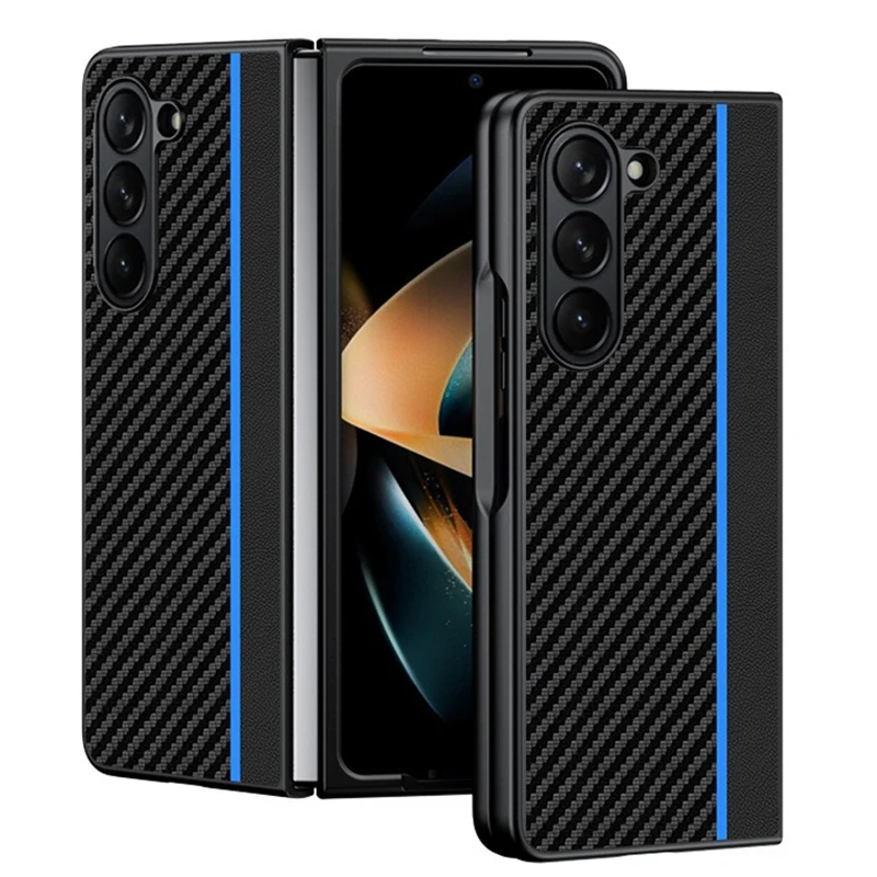 Premium Fiber Texture PU-Leather Protection Cover