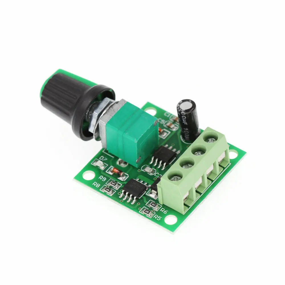 DC 1.8V 3V 5V 6V 12V 2A PWM Motor Speed Controller Low Voltage Motor Speed Controller PWM 0~ Adjustable Drive Module dc motor speed controller motor speed controller electric motor speed controller