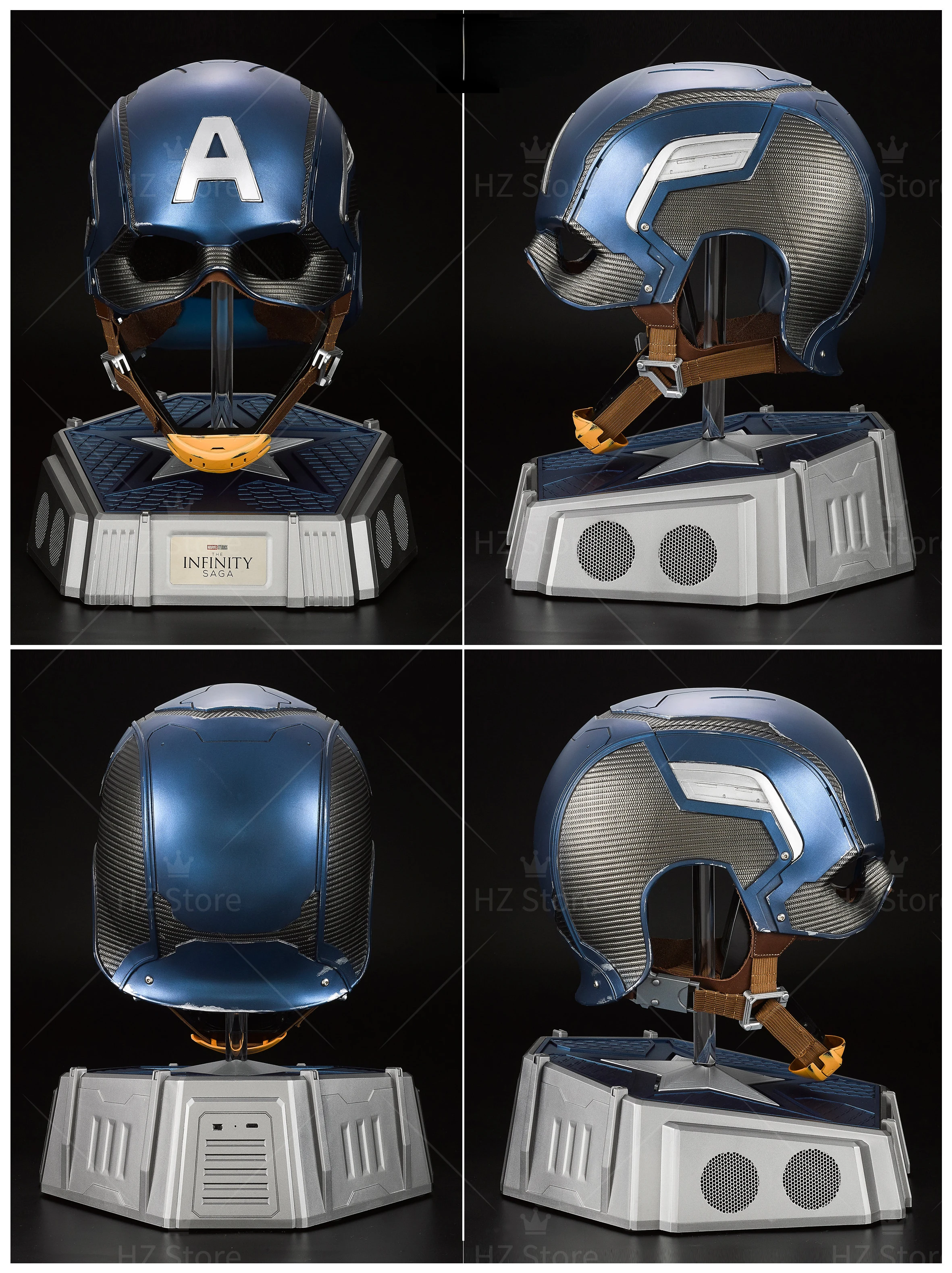 The Avengers Captain America Helmet, Bluetooth Speaker Base 1:1