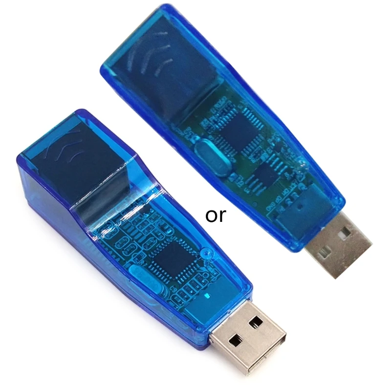 

External RJ45 Lan Card USB To Ethernet Adapter for Win7 PC Laptop 10/100Mbps