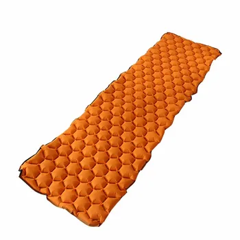 Outdoor Single Hexagonal Inflatable Cushion Portable Waterproof Thick Camping Sleeping Mat