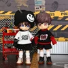 Ob11 Doll Clothes Set Trendy Patchwork Long Sleeves Cool Style Restricted Zone Series Suit For Molly GSC YMY P9 P10 Body UF Doll 1