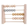 Wood Abacus Toy  for Kids Room Desktop Decoration Baby Early Learning Math Educational Toy Natural Wood Nursery Decor 2