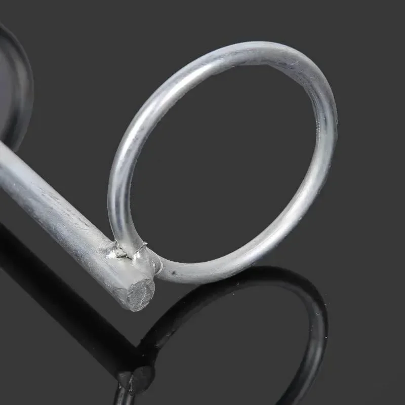 Fishing Rod Ground Holder Stainless Steel Adjustable Inserts Simple Bracket Fishing Accessories To Insert Metal Double Ring fishing accessories fishing rod holder