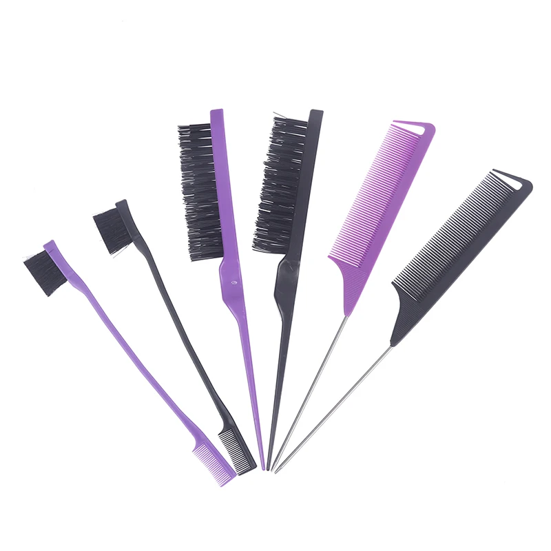 3PCS Professional Hair Dye Color Brush Hairdressing Comb Set Hairstyle
