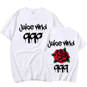 90s Rapper Juice WRLD Men's Oversized T-shirt Streetwear 6