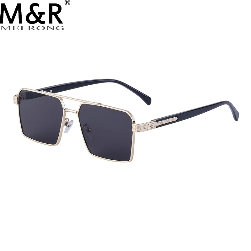 

Retro Square Women's Sunglasses Personalized Metal Gradient Color Eyeglass Frame Men's Business Driving Glasses UV400 Gafas