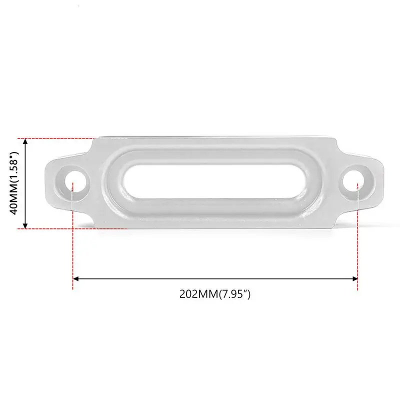 Aluminum Hawse Fairlead Off-Road Vehicle Winch Rope Cable Guide Anodized Surfaces Vehicle Equipment For ATVs SUVs Most Off-Road