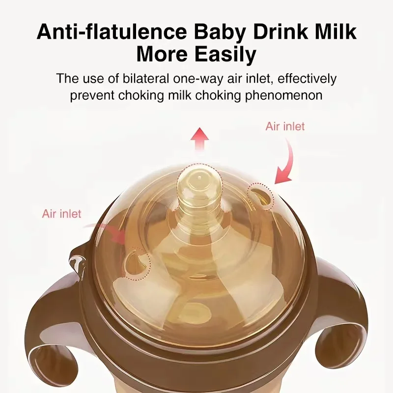 0-36 Months Baby Nano Silicone Water Bottle with Handle / 150ml / 240ml / Baby Boys & Girls water bottle