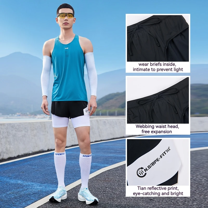 361 Degrees Men's Sports Shorts Summer Quick-drying Pants Casual Running Fitness Training Breathable Comfortable 652422701