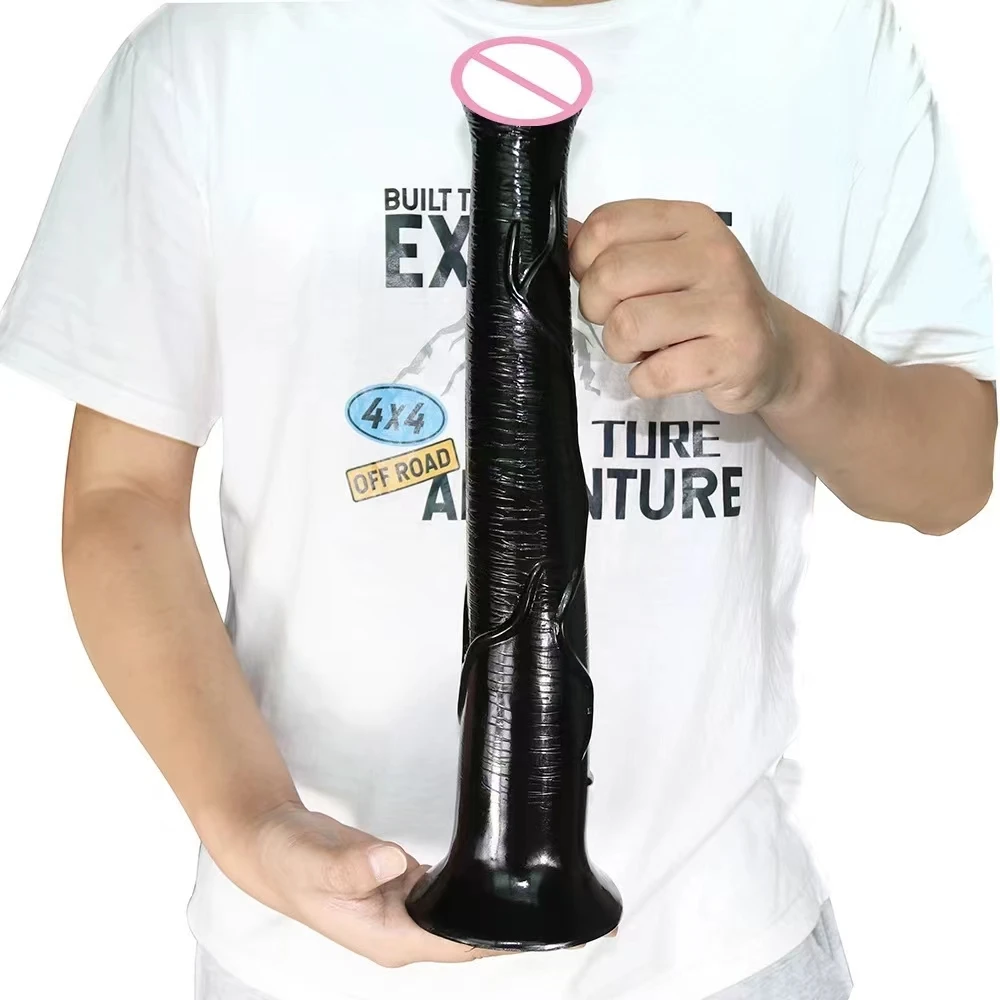 40CM Long Horse Dildo Realistic Penis Cock Animal Dildo With Suction Cup Huge Sex Toys For Female Masturbator Anal Toys for Men