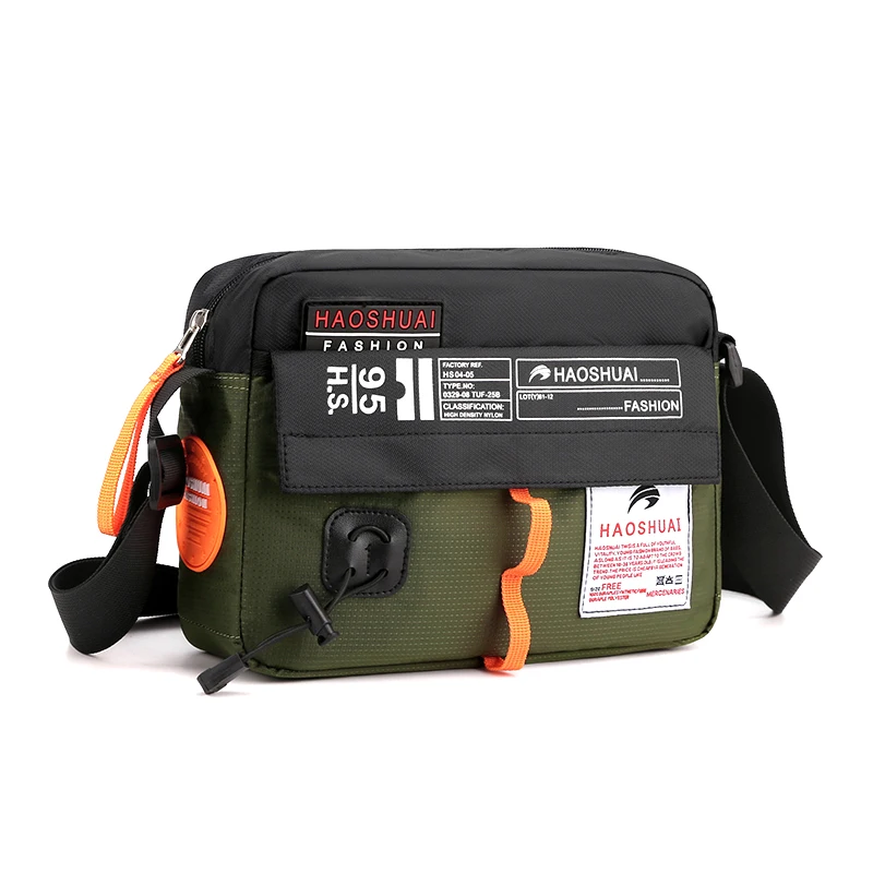 Men's multifunctional shoulder bag, casual business travel bag, fashionable storage crossbody bag