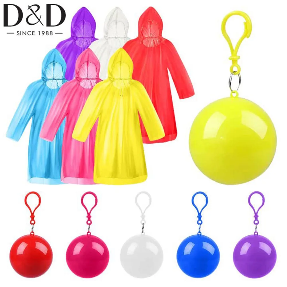 51PcsDisposableEmergencyRainPonchosWaterproofRaincoatsIn