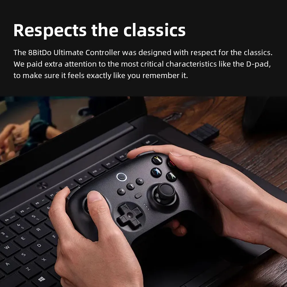 8BitDo Ƽ  2.4G  Ʈѷ,  ũ, PC,  10, 11, ȵ̵  ũ 