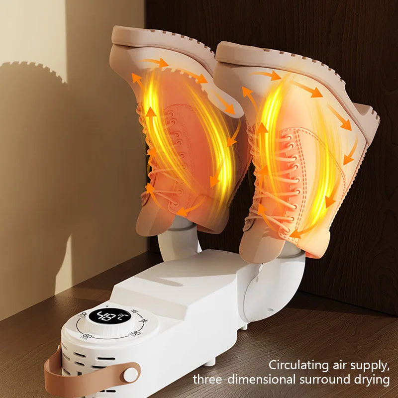 Intelligent Timer Shoe Dryer Adjustable Foldable Footwear Dryer Quick Drying Deodorizing Sterilizing Shoe Dryer Heater for Shoes 3