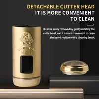 Kemei Professional Mini Electric Shavers Travel Portable Electric Razor Men USB-C Rechargeable Cordless Compact Shave for Home 2