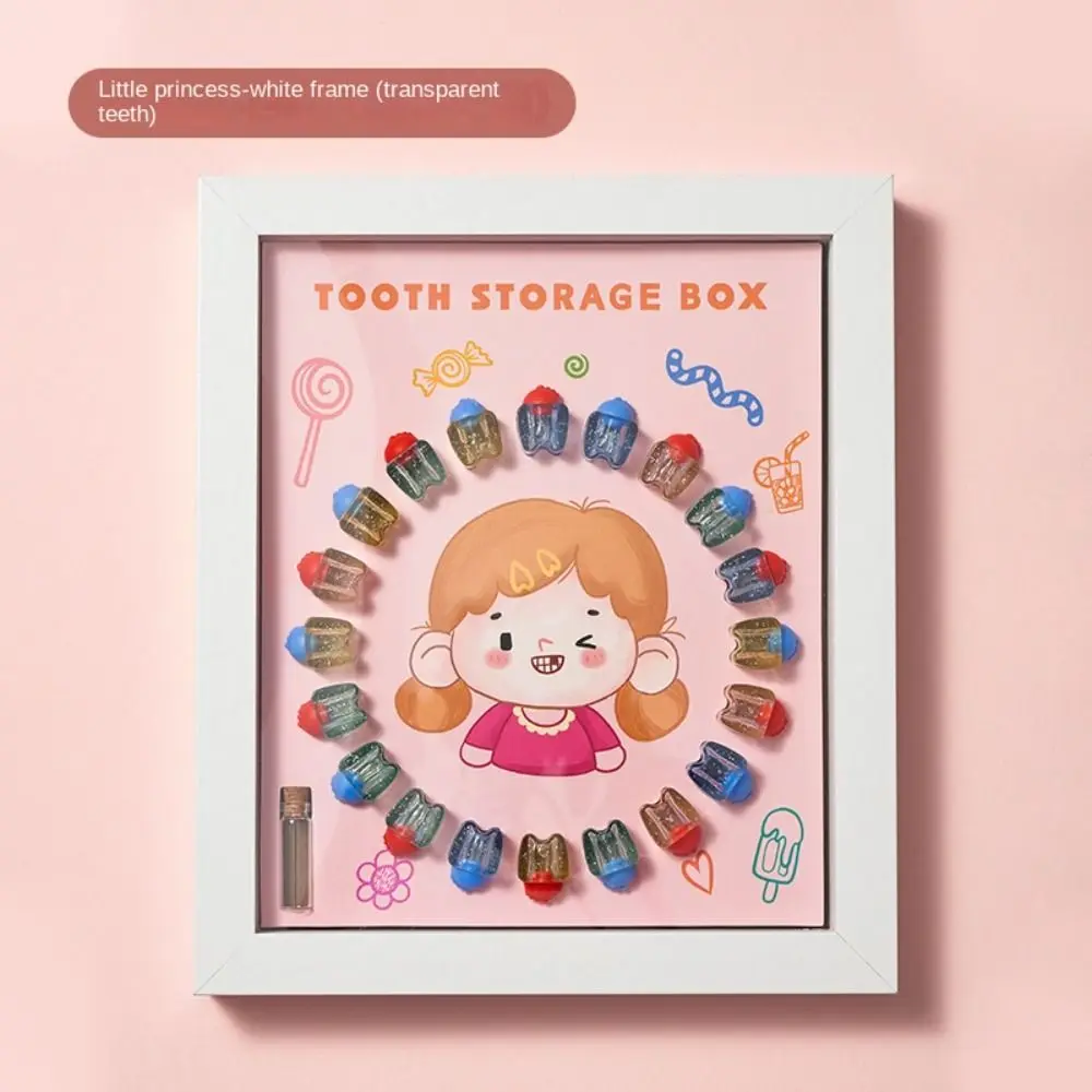 Souvenir Case Photo Frame Milk Teeth Organizer Keepsake Baby Tooth Box Tooth Container Tooth Collection Case Teeth Storage Box