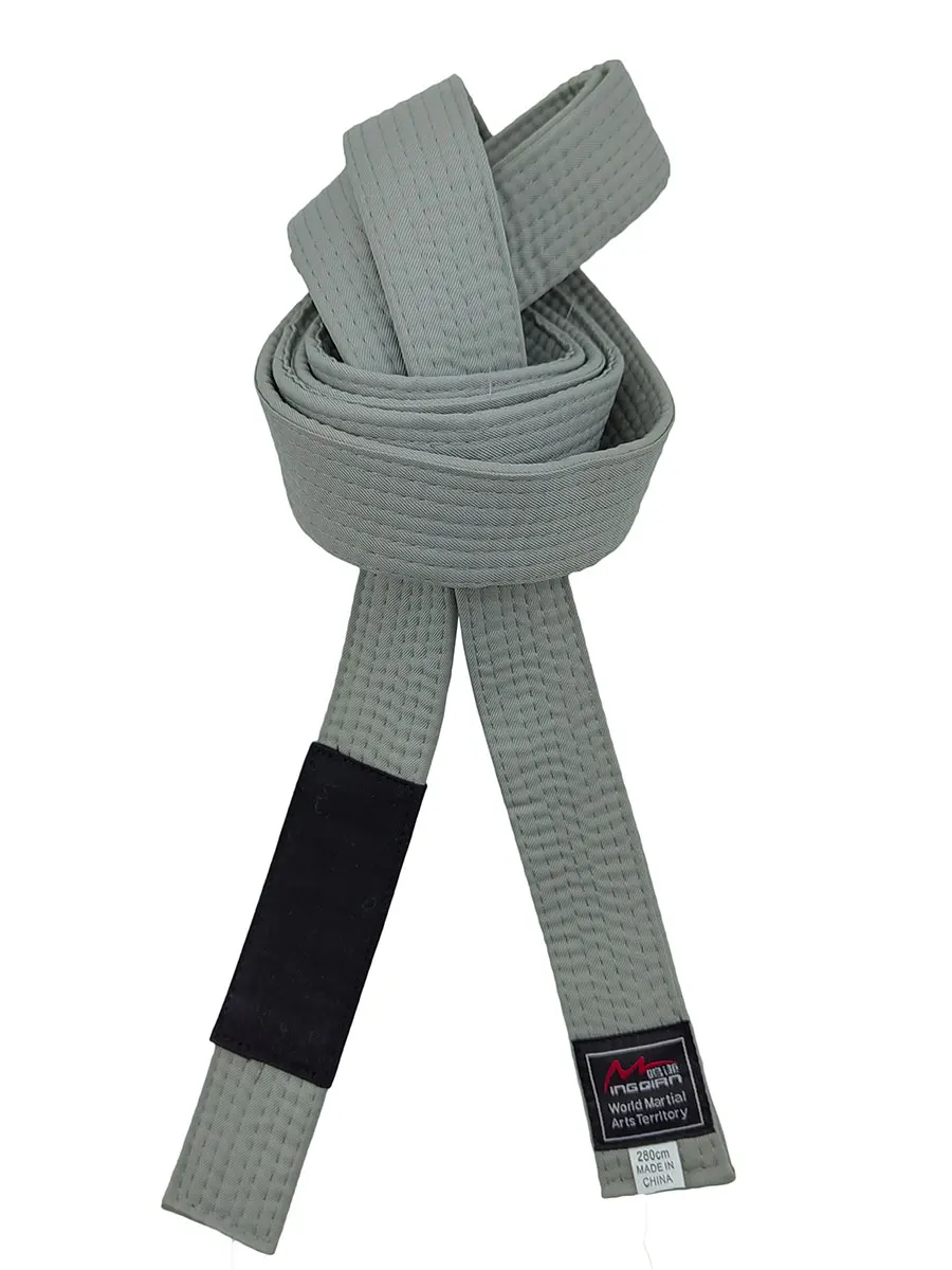 Martial Arts Belts Brazilian Jiu-Jitsu Belts Youth BJJ Grade System Under 16 Years Old White Gray Yellow Orange Green Strip Width 4cm