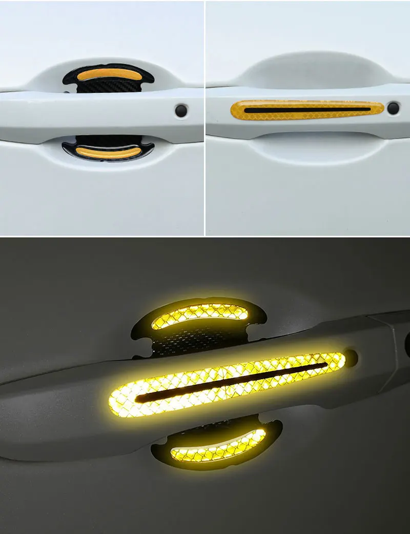 

Adhesive Reflective Strip Auto Accessories Reflective Stickers for Car Handle Reflex Side Anti-collision Exterior Warning Tape