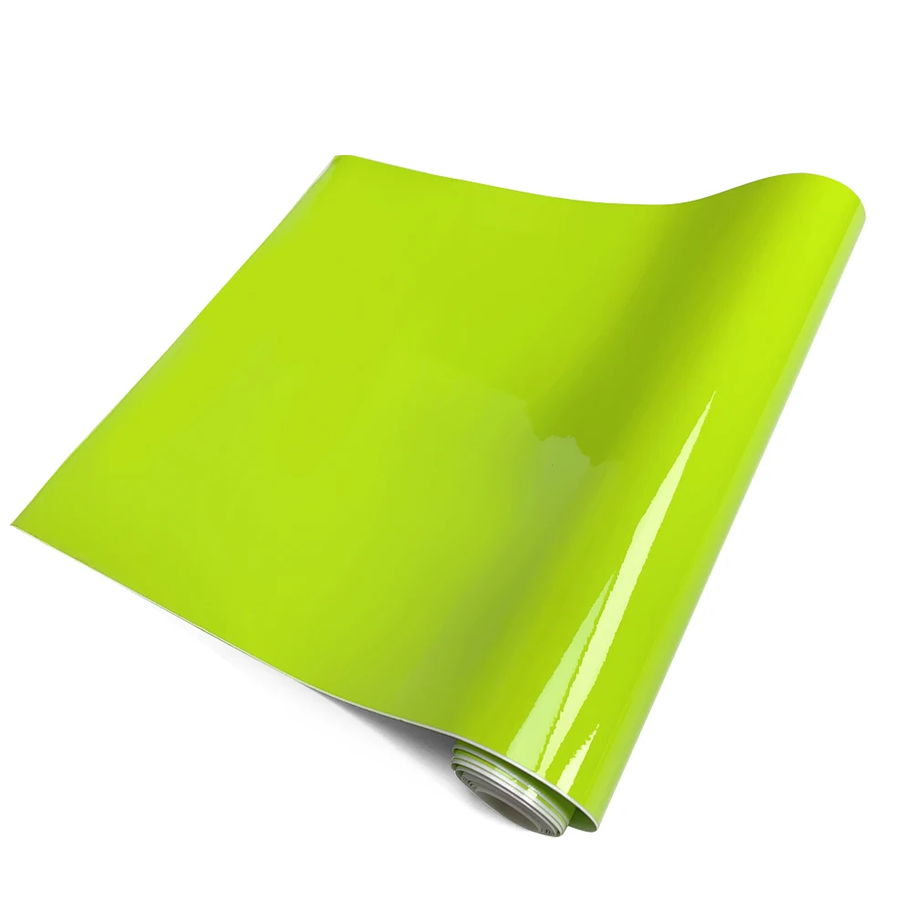Glossy Black Vinyl Car Wrap - Shiny Self-Adhesive Foil