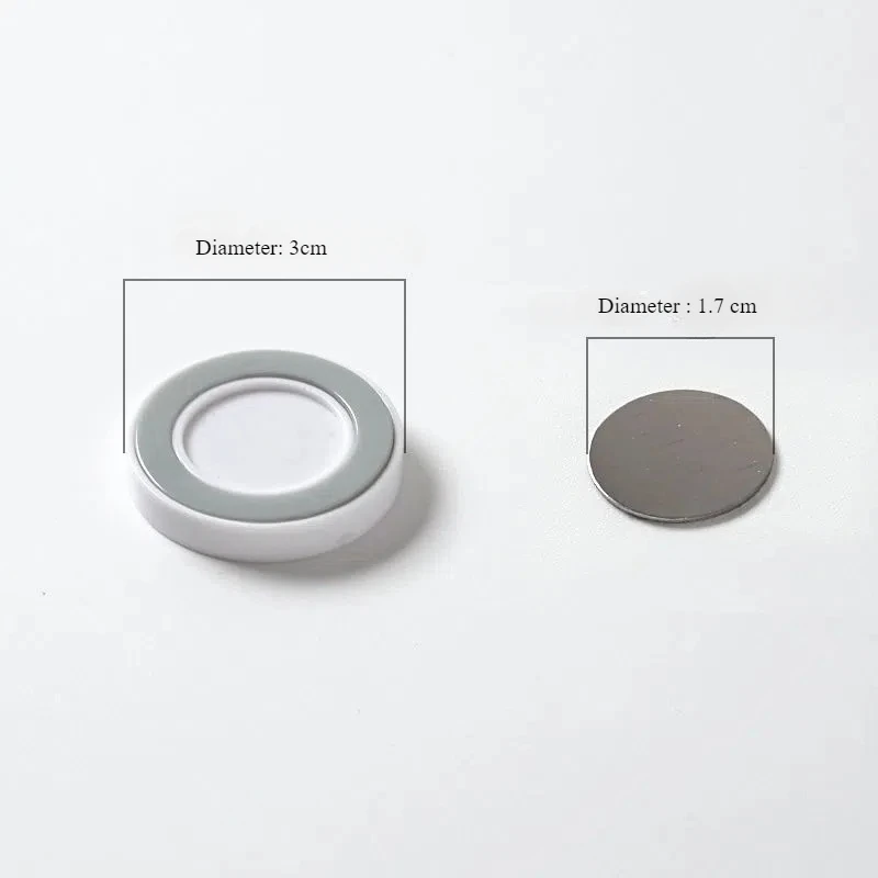 Remote Control Magnetic Tv Cabinet Holder Bedroom Punch-free Router Holder Plug-in Row Round Strong Socket Storage