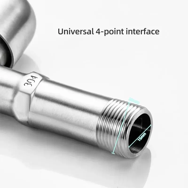 Washing Machine Faucet Water Tap Faucet Special Thickened Explosion-proof Household Single Cooling Quick Opening Faucet Stainless Steel Washing Machine Faucet