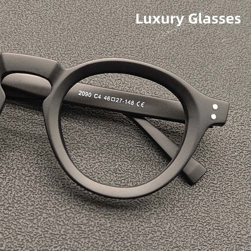 Retro Round Glasses Frame Women Men Computer Anti Blue Ray Optical Eyeglasses