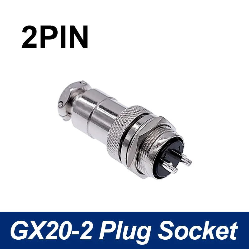 Docking GX20-4-Pin Aviation Plug Male Female Metal plug Mounting holes Φ20mm 