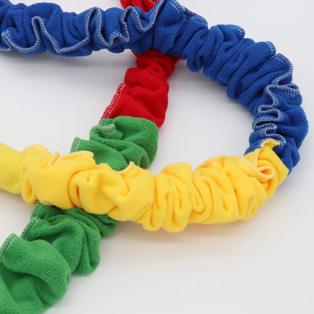 

Rally Ring Kids Exercise Equipment Pe for School Stretch Bands Elasticity Stretchy Rope Hose Child