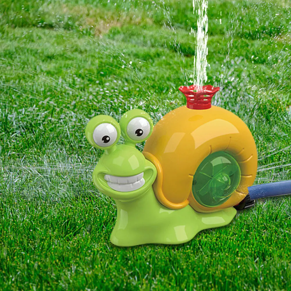 Cartoon Snail Water Sprinkler Baseball Toy Outdoor Water Toys Summer Garden Lawns Toys for Kids Outdoor Play