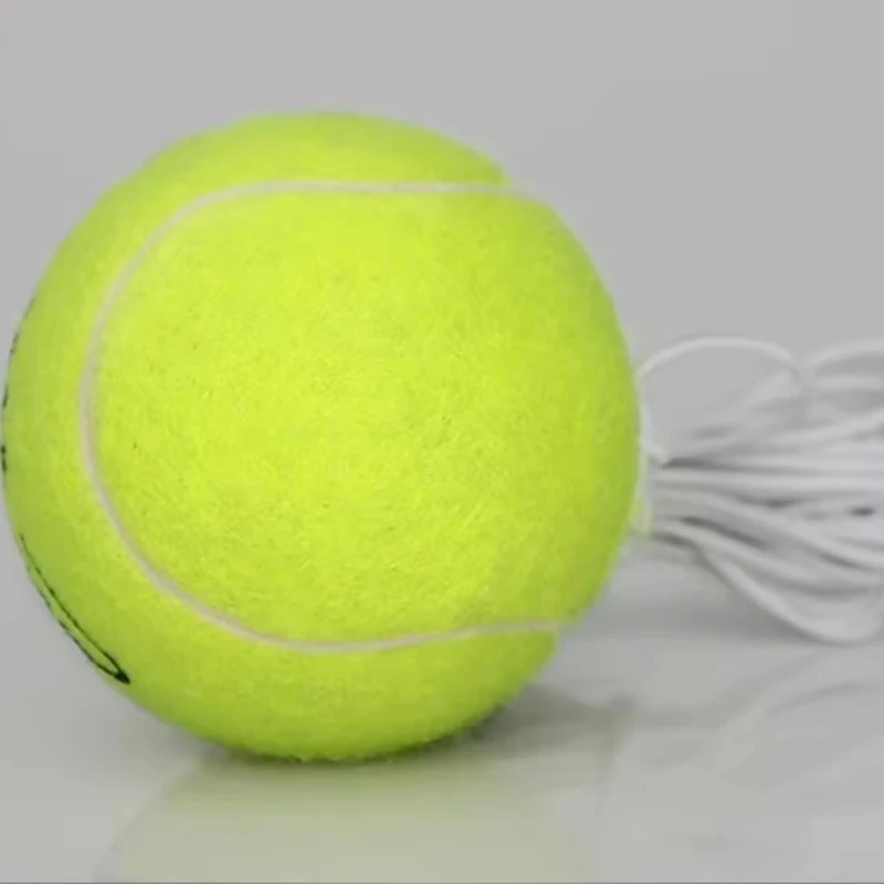 High Elasticity Tennis Balls With 3.8m Elastic Rope Tennis Training Entertainment Ball For Competition Pet Dog Playing Balls