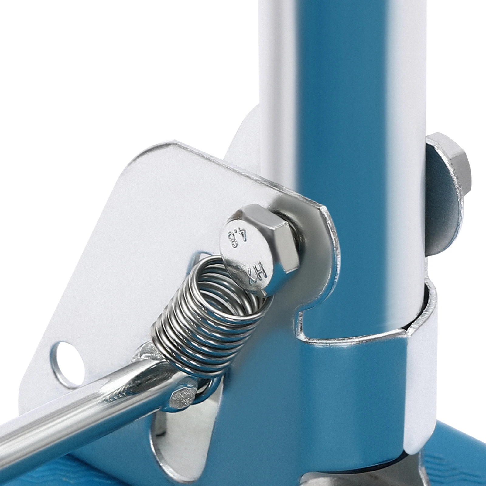 60 * 90 cm faltbarer industrieller Transportplattformwagen | 300 kg Handwagen mit Rädern | Blau – Detail 14