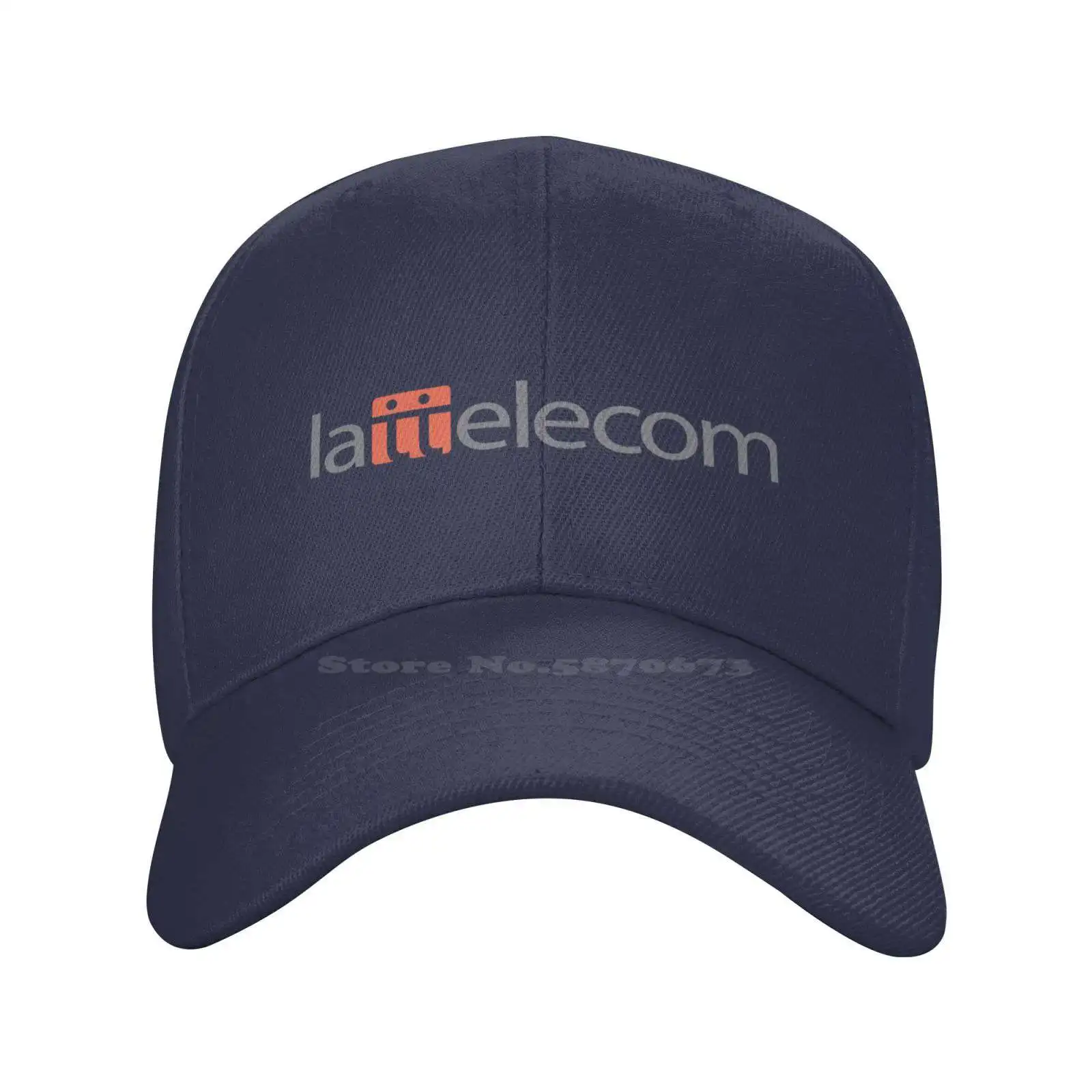 

Модная качественная джинсовая бейсболка с логотипом Lattelecom