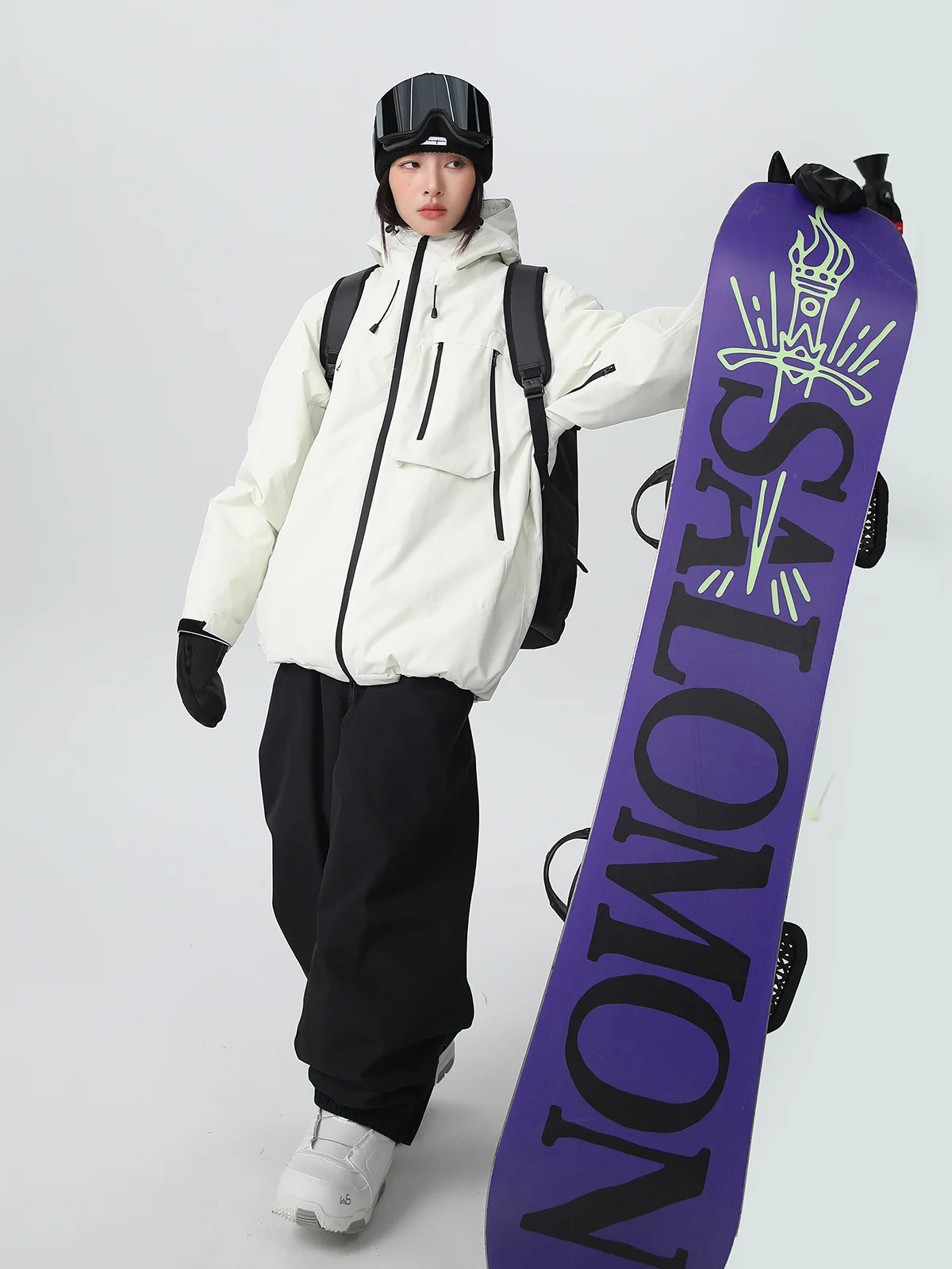 SEARIPE Winter Warm Men's And Women's Ski Jacket Waterproof Breathable Snowboarding Coat Outdoor Sports Snow Jacket