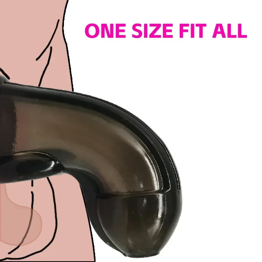 Penis Chastity Cage Penis delayed ejaculation soft closed body cock soft glue penis cover chastity cage style anti-erectile
