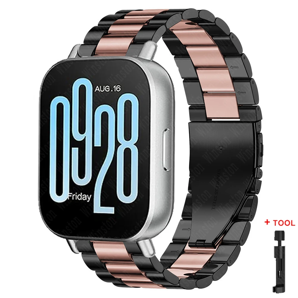 Stainless Steel Strap - Premium Metal Band Bracelet Wristband, 22mm