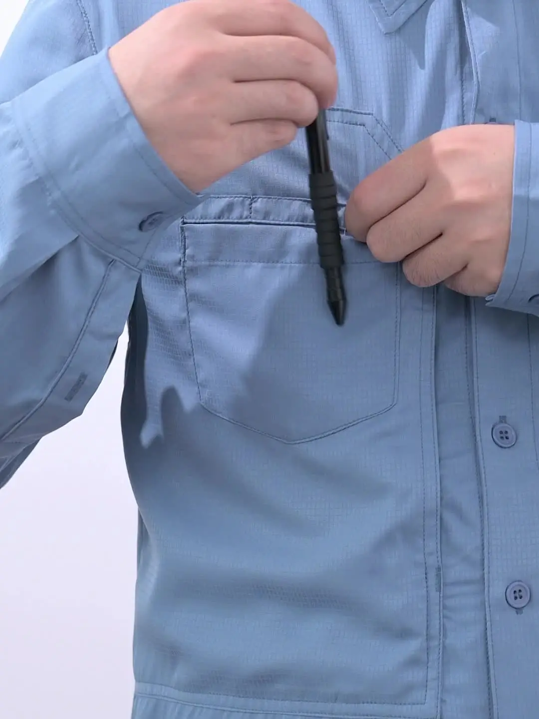 メンズ UPF 50+ 長袖フィッシングシャツ日焼け防止通気性ハイキング