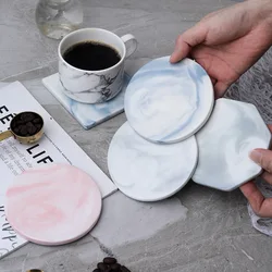 Creative Geometric Coaster Mold DIY Crystal Epoxy Tea Tray Cup Pad Silicone Mould For Resin Handmade Casting Molds Home Decor