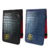 Yardage Book Cover Golf Score Cards Wallet with Pencil Loop with Elastic Bands Golf Scorecard Holder for Golfer Family Birthdays 1