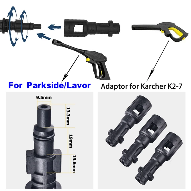 Accessoires pour nettoyeur haute pression Disque multi-surface Lave-sol  Lave-auto de remplacement pour nettoyeur Karcher K1-K7 à distance -  AliExpress