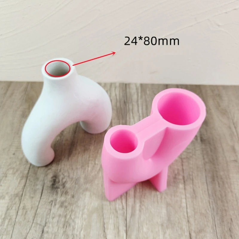 Arch Pot Silicone Mold Flower Storage Vase Epoxy Resin Mold Suitable for Diy Crafts Jewelry Container Home Decorations DropShip