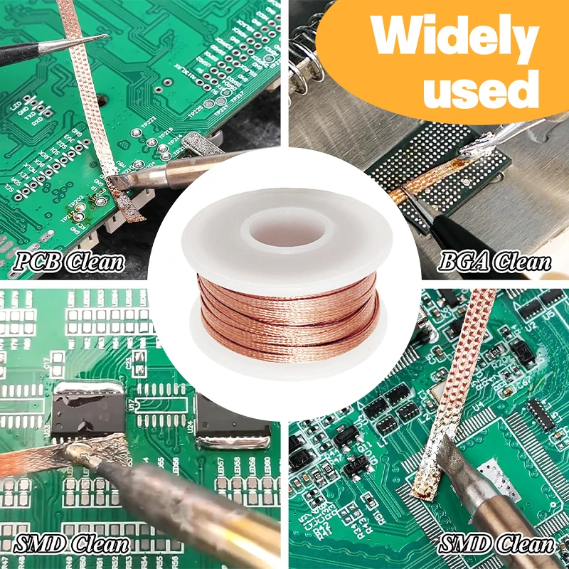 Trois bobines de fil de fer recuit pour modélisme : 0,2 mm, 0,15 mm et 0,1 mm, avec mètre ruban.