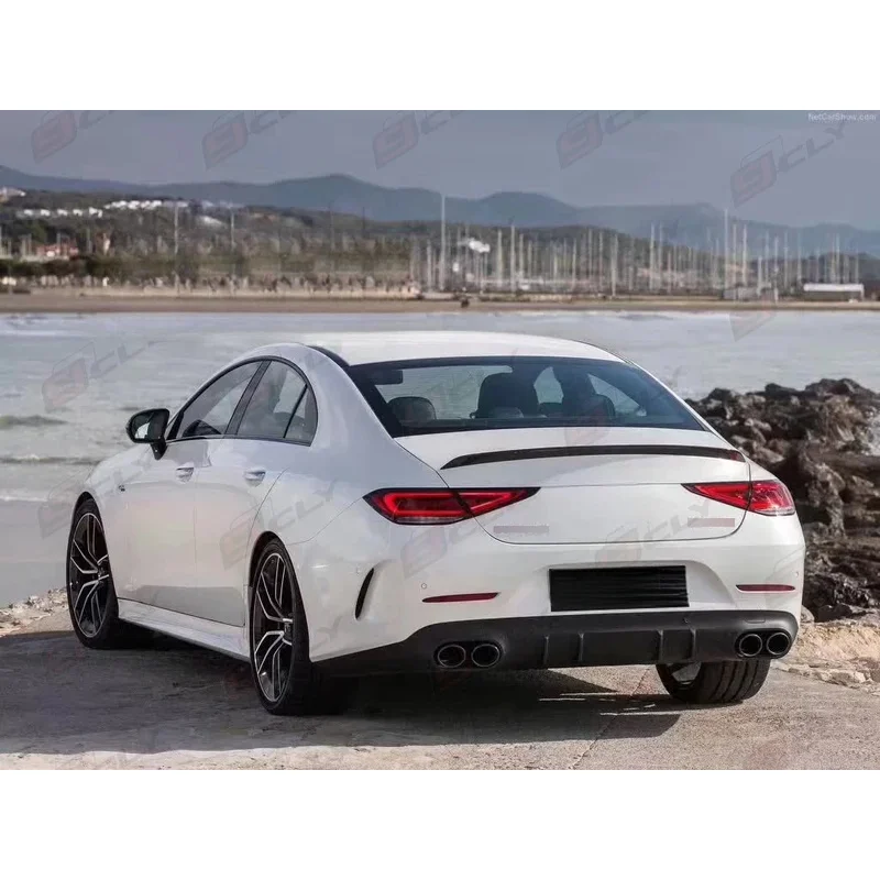 C257 CLS 클래스 CLS53 2019-2022용 배기구 포함 리어 디퓨저 리어 립