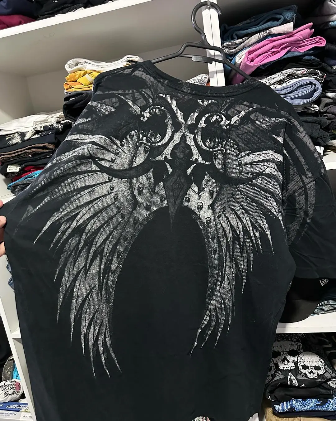 Y2K Tshirt New Harajuku Retro Hip Hop Skull Pattern Oversized T shirt Mens Womens Short Sleeved Gothic Clothing Tops Streetwear