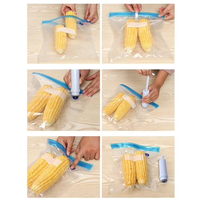 Manual Vacuum Bag Suction Air Pump Food Seal Storage Pouch Compression Pump Tool air pump air gun pump