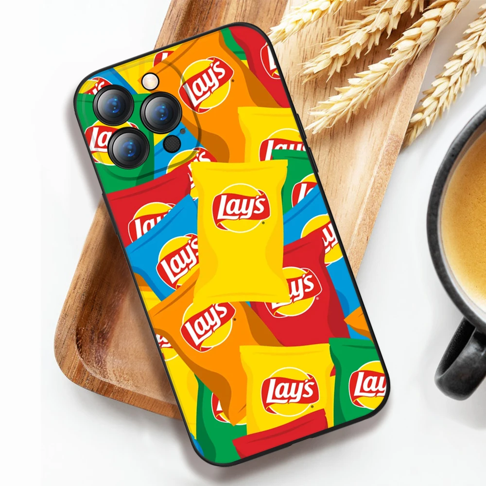 New Potato Chips Depone La Custodia Del Telefono Per Iphone 14 Pro Max 13 12 11 Pro X Xs Xr Max 6 7 8 Plus Paraurti Antiurto Coque