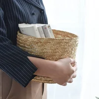 Handmade Woven Storage Basket Multi-purpose Snack Organizer Baskets 4