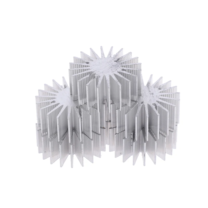 LED 알루미늄 방열판 라디에이터, 가정용 램프 라디에이터 교체 가능, 1W, 3W, 5 개