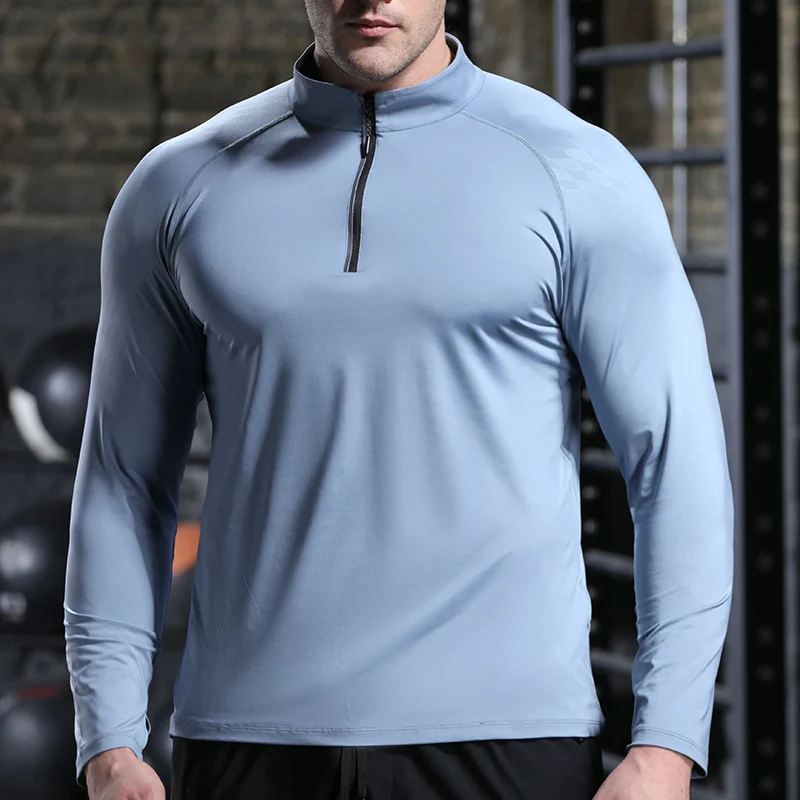 Mens Running Shirt - Quick Dry Sports Top for Gym and Workout
